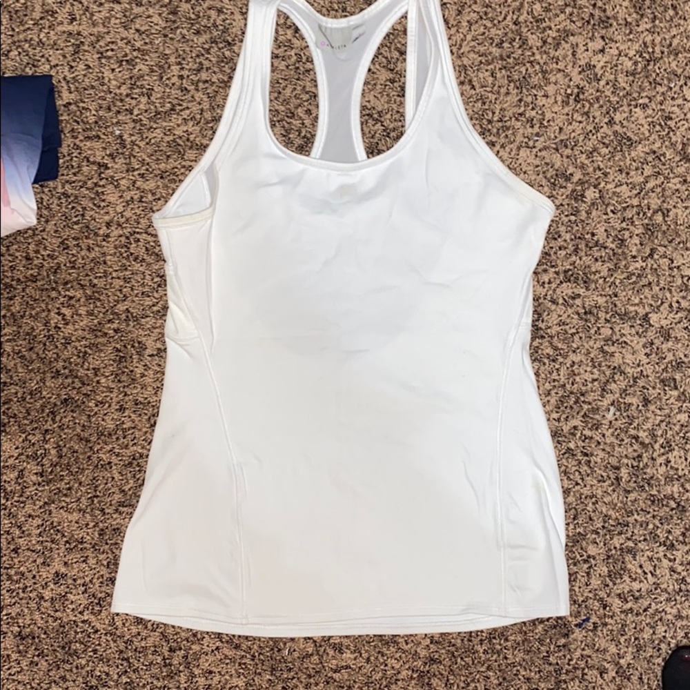 Athleta size S workout tank with mesh back